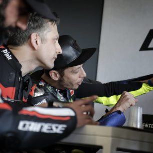 Валентино Росси на Dainese Riding Master (Мизано, 2019)