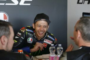 Валентино Росси на Dainese Riding Master (Мизано, 2019)