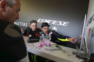 Валентино Росси на Dainese Riding Master (Мизано, 2019)