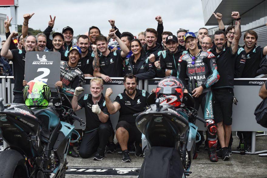 Квартараро, Морбиделли и вся команда Petronas Yamaha SRT