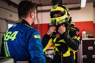 Росси готовится к 12-часовой гонке на Ferrari