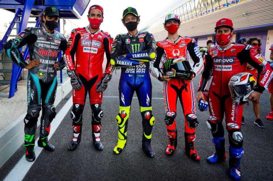 Морбиделли, Петруччи, Росси, Баньяйя, Довициозо