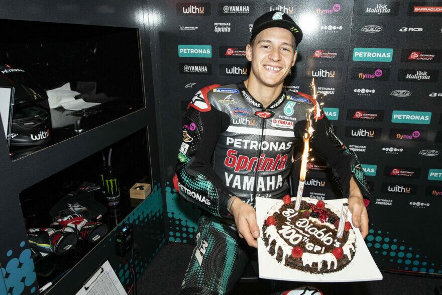 Квартараро провёл 100-й ГП