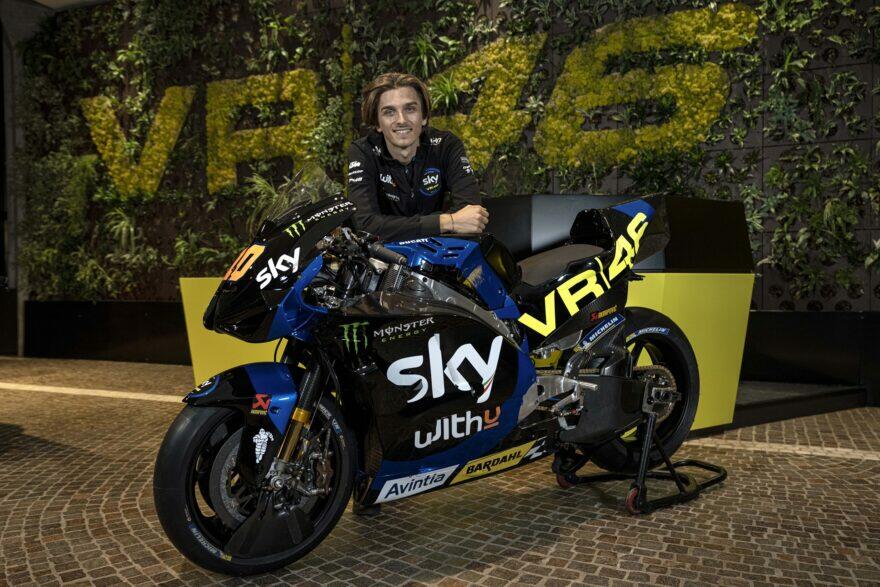 Презентация Sky VR46 2021 , Лука Марини 
