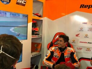 Довольный Марк Маркес