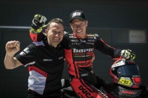 Тито Рабат и босс Barni Racing