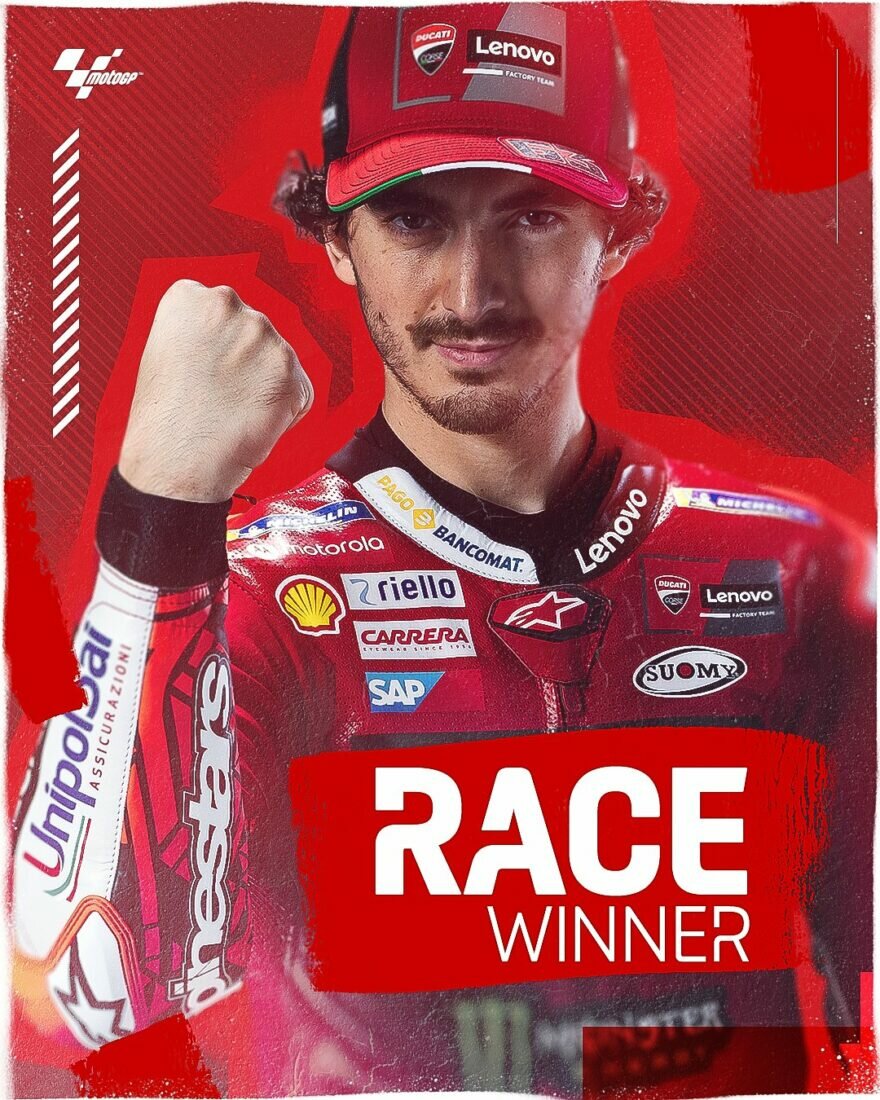 Франческо Баньяйя – победитель гонки MotoGP 2023