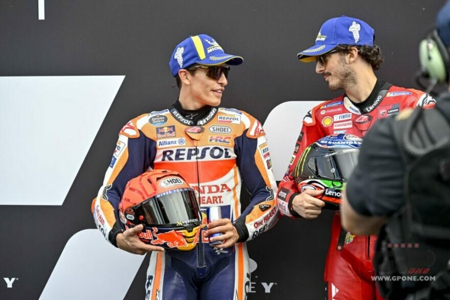 Марк Маркес и Франческо Баньяйя