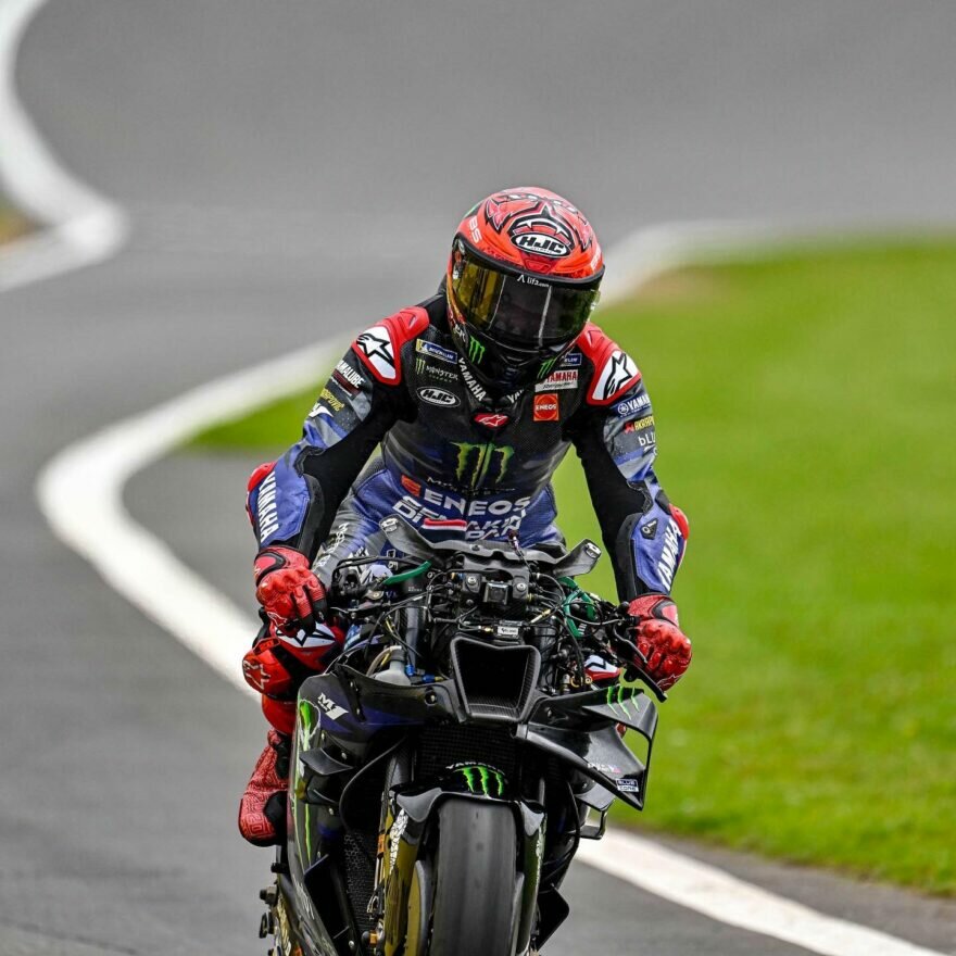 Фабио Квартараро и раздетая Yamaha YZR-M1