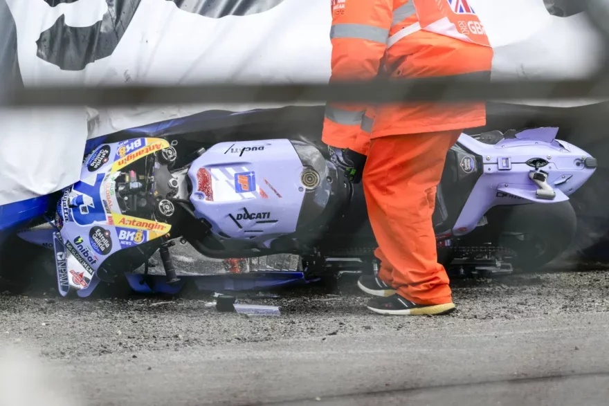 Алекс Маркес, падение, MotoGP, подушки безопасности