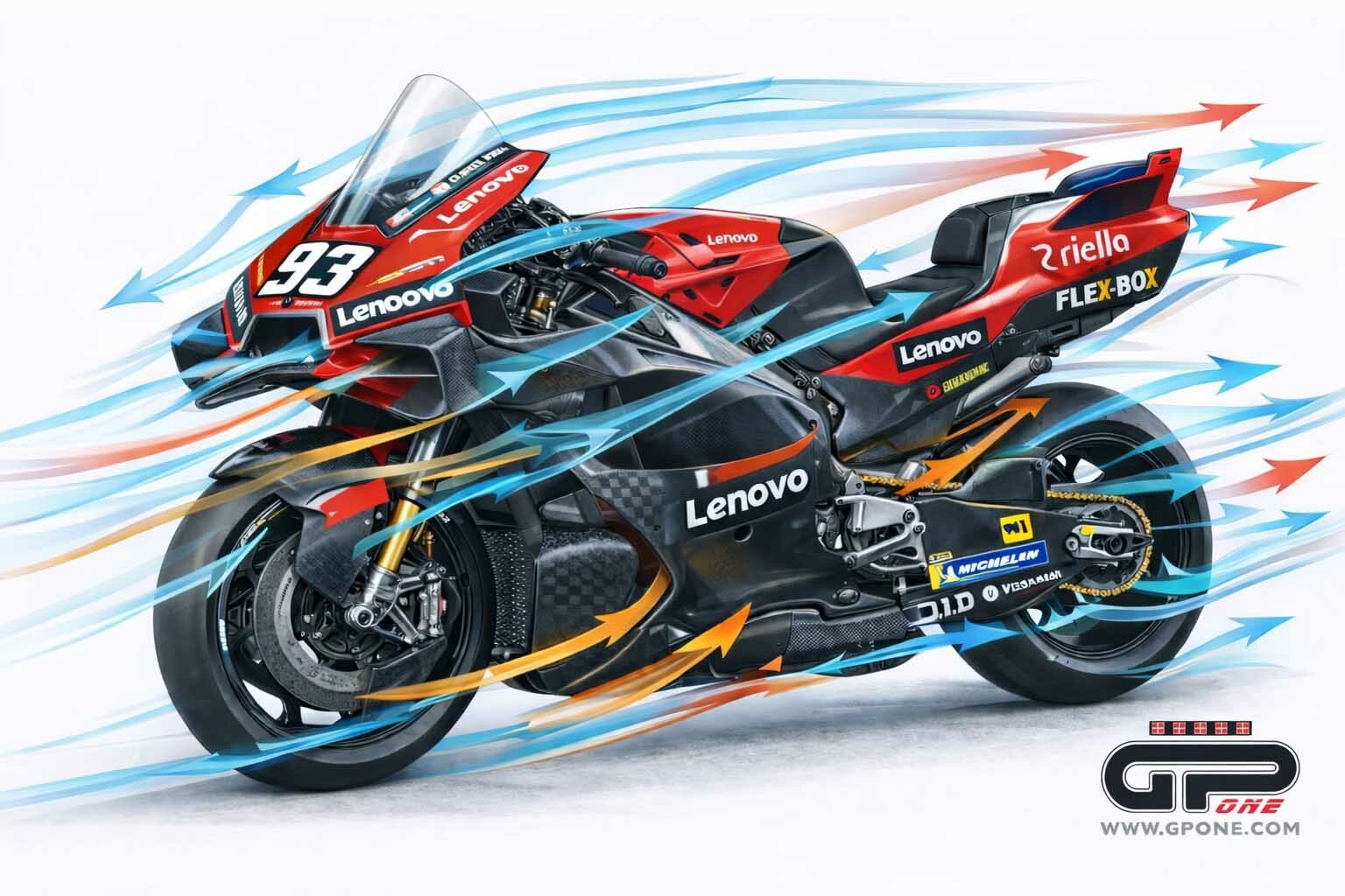 Это мотоцикл? Это болид F1? Это самолёт? Нет, это не Супермен — это Ducati GP26!