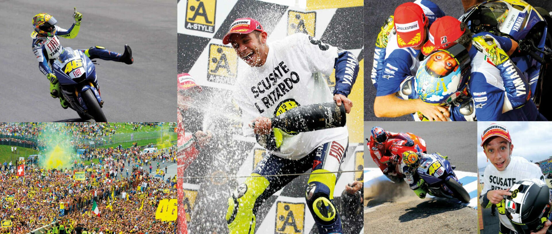 Валентино Росси продлил соглашение с Yamaha... для футболок и кепок