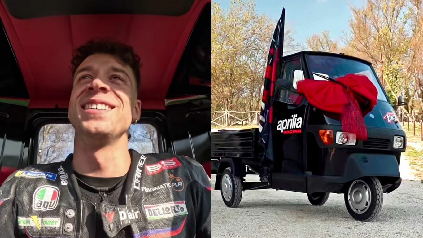 Un’Ape è per sempre: свадебный подарок Aprilia для Беццекки