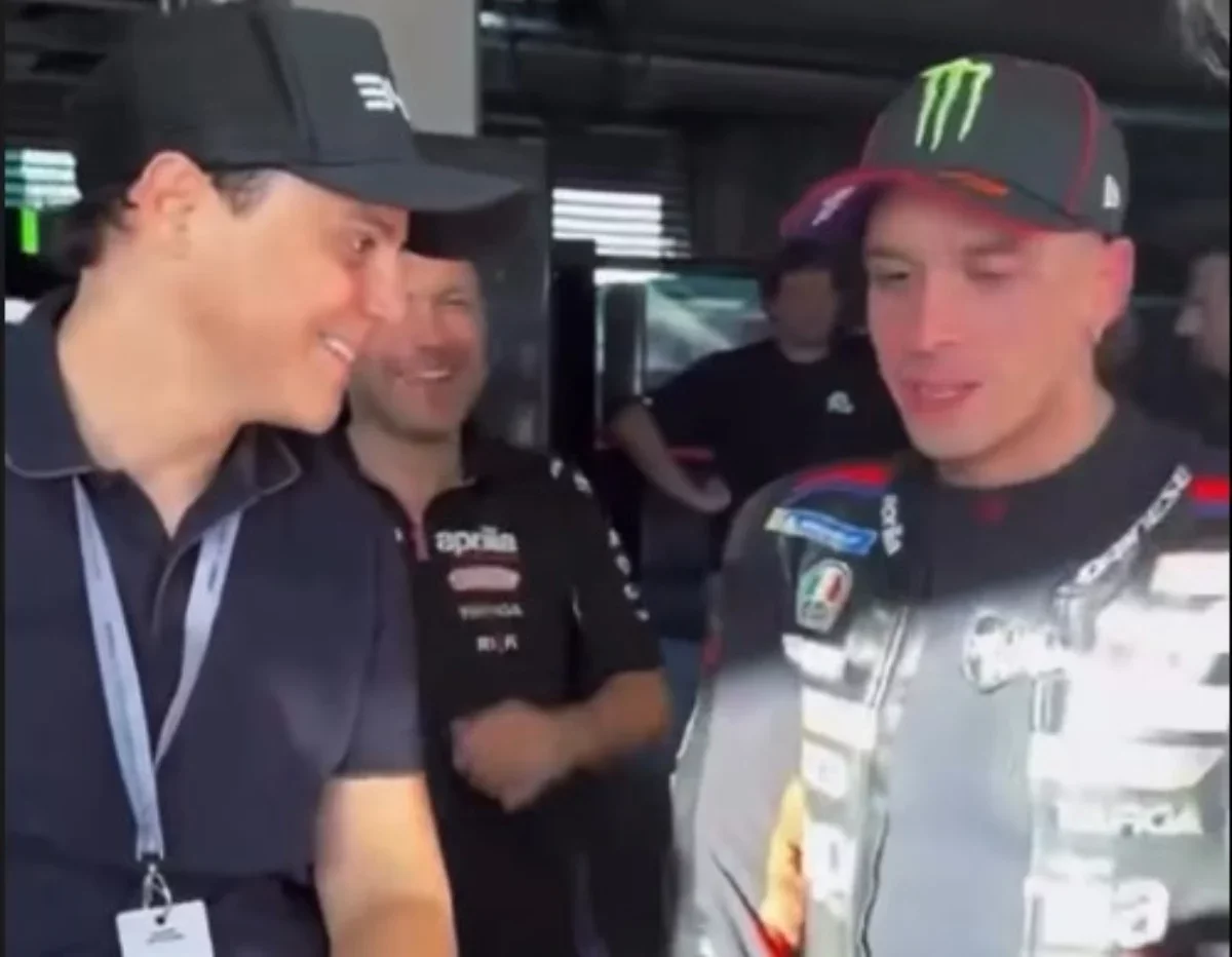 Фелипе Масса в гостях у Aprilia в Бразилии: встреча с Беццекки и Риволой