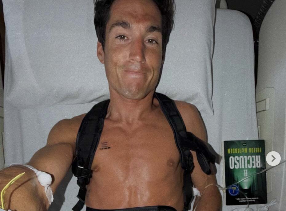 Жёсткое падение Алейша Эспаргаро на тестах Honda в Сепанге