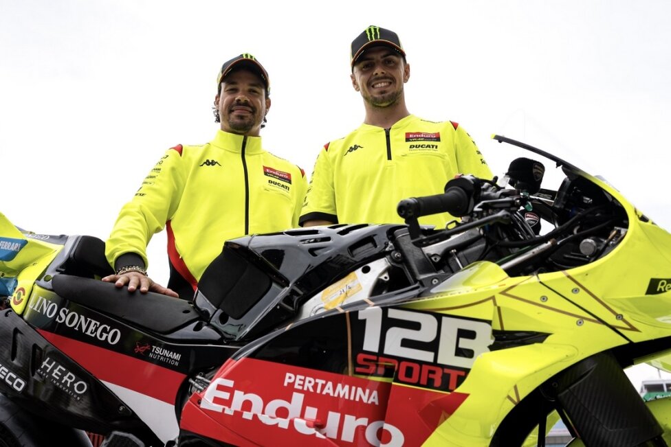 Команда Pertamina Enduro VR46 Racing Team приветствует 12B Sports в качестве нового спонсора
