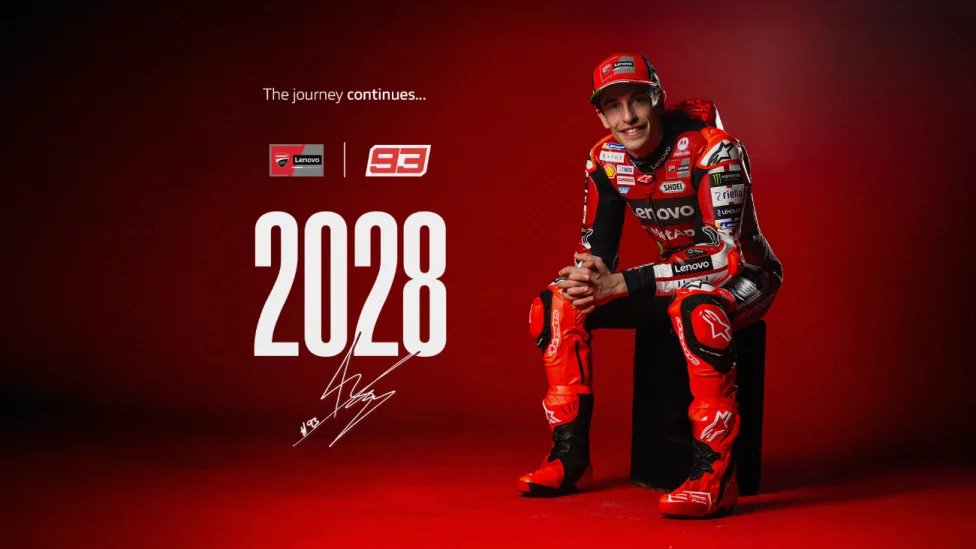Всё больше красного: Марк Маркес в Ducati до 2028 года!